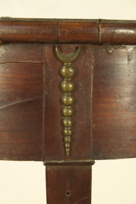 Porta-macetas, tres piernas, piernas, filete, pianetto, High-End, frisos en latón, con borde