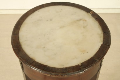 Porta-macetas, tres piernas, piernas, filete, pianetto, High-End, frisos en latón, con borde