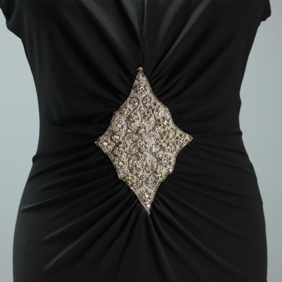 Roberto Cavalli Top con Perline e Stra