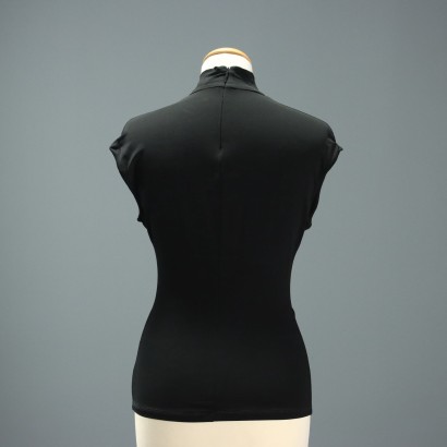 Roberto Cavalli Top con Perline e Stra