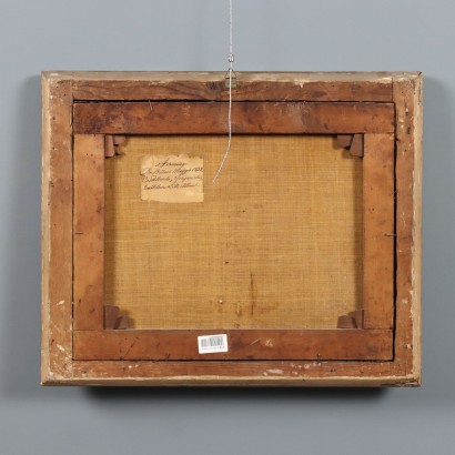 Dipinto Paesaggio con Rovine e Personagg,Paesaggio con personaggi e rovine