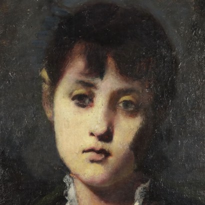 Gemälde Porträt einer jungen Frau