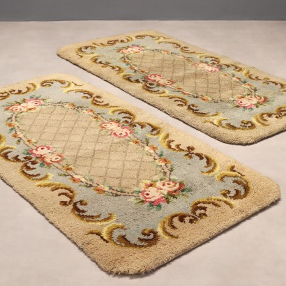 Coppia di Tappeti Aubusson - Francia