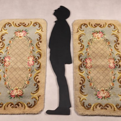 Coppia di Tappeti Aobusson - Francia,Coppia di Tappeti Aubusson - Francia