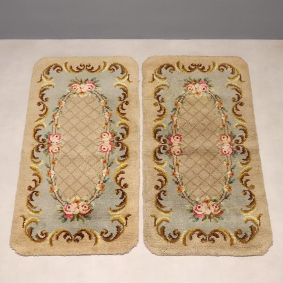 Coppia di Tappeti Aobusson - Francia,Coppia di Tappeti Aubusson - Francia