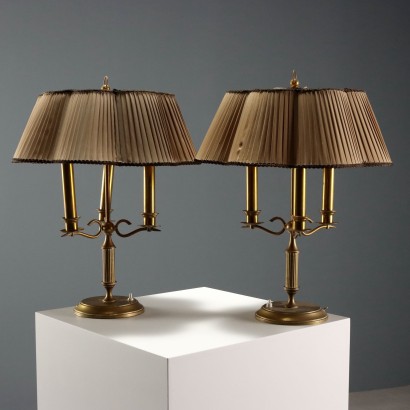 Coppia di Bouillottes in Ottone