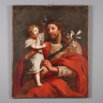 Dipinto San Giuseppe con il Bambin Gesù