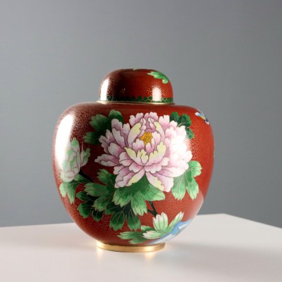 Tris di Vasi Cloisonné