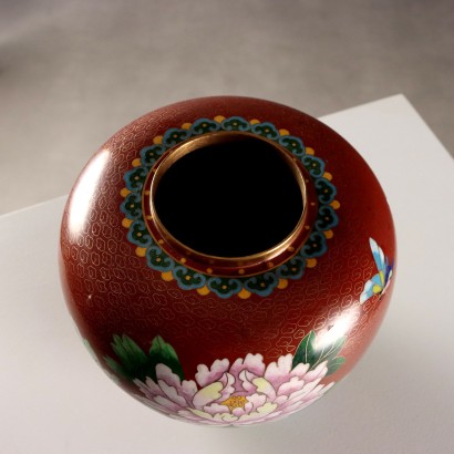 Tris di Vasi Cloisonné