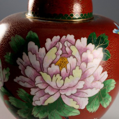 Tris di Vasi Cloisonné