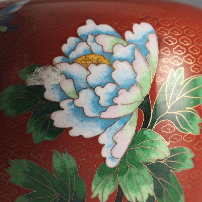 Tris di Vasi Cloisonné