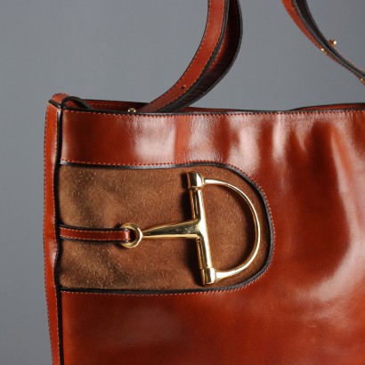 Bolso de piel vintage de color