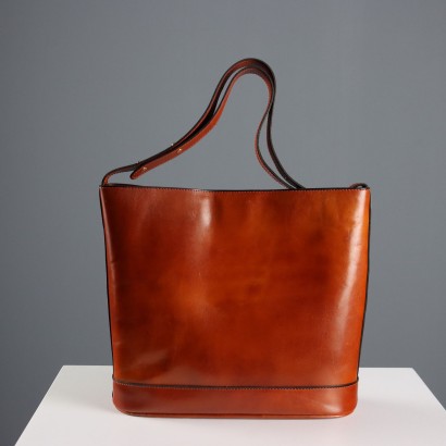 Bolso de piel vintage de color