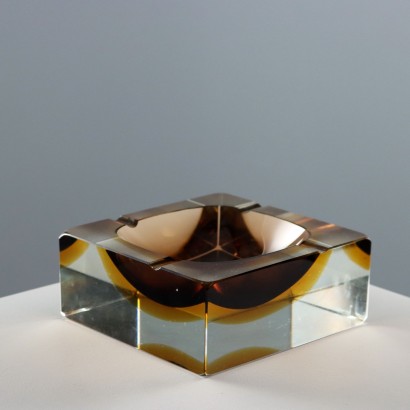 Posacenere in Vetro Sommerso nella Maniera di Flavio Poli