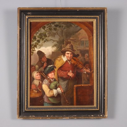 Dipinto I Musicisti Erranti