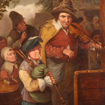 Dipinto I Musicisti Erranti