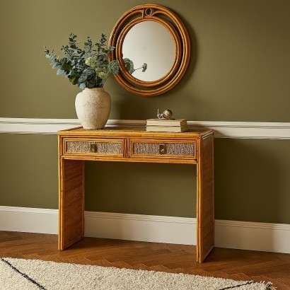 Consolle Anni '80 in Bambù