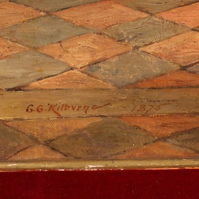 Dipinto Scena con Personaggi,Dipinto di George Goodwin Kilburne,Scena con guardie in città,George Goodwin Kilburne,George Goodwin Kilburne,George Goodwin Kilburne,George Goodwin Kilburne