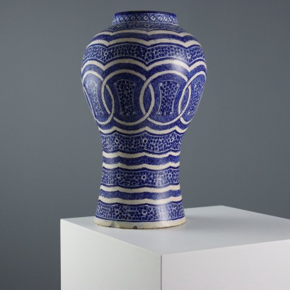Vaso in Ceramica Maiolicata