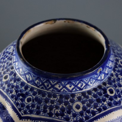 Vaso in Ceramica Maiolicata