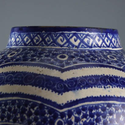 Vaso in Ceramica Maiolicata