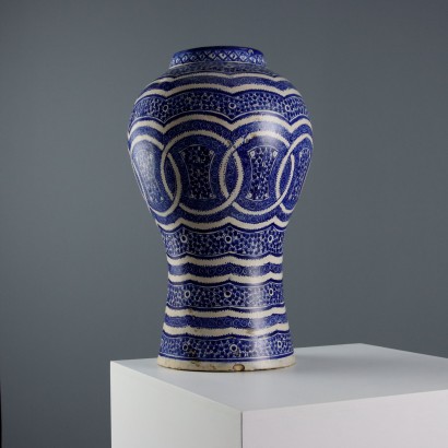 Vaso in Ceramica Maiolicata