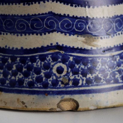 Vaso in Ceramica Maiolicata