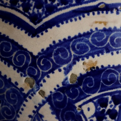 Vaso in Ceramica Maiolicata