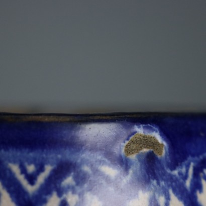 Vaso in Ceramica Maiolicata