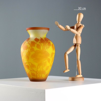 Vaso in Stile Gallé