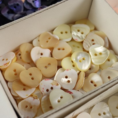 Vintage Heart Buttons