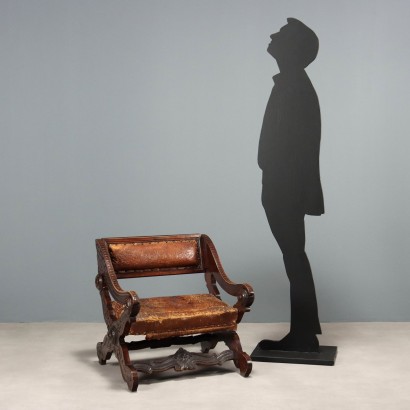 POLTRONCINA,Poltroncina in Stile Neorinascimento