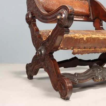 POLTRONCINA,Poltroncina in Stile Neorinascimento