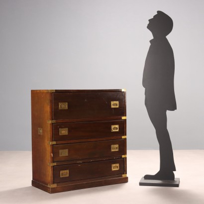 Cómoda, cómoda estilo azul marino inglés