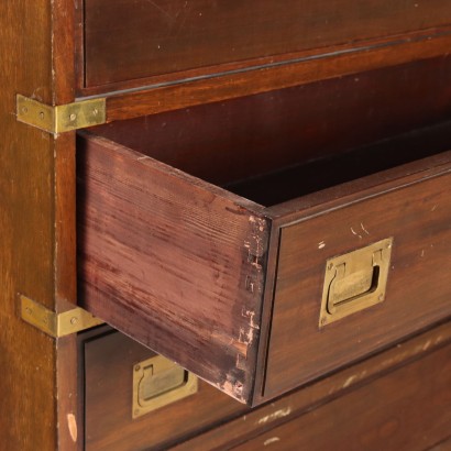 Cómoda, cómoda estilo azul marino inglés