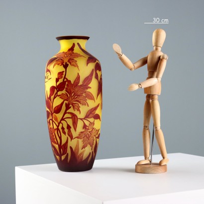 Vaso in Stile Gallé