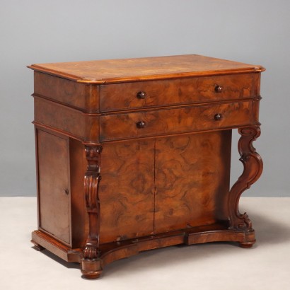 Bar Mobile, Buffet Louis Philippe en Noyer