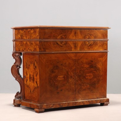 Bar Mobile, Buffet Louis Philippe en Noyer