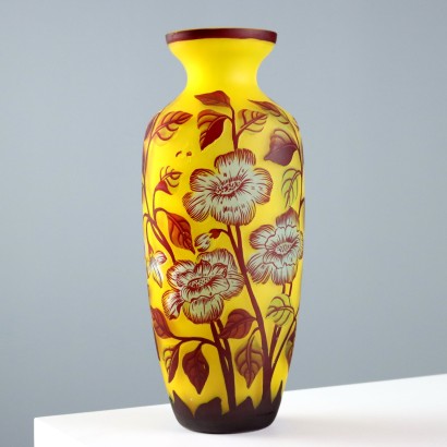 Vaso in Stile Gallé