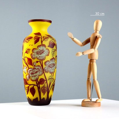 Vaso in Stile Gallé