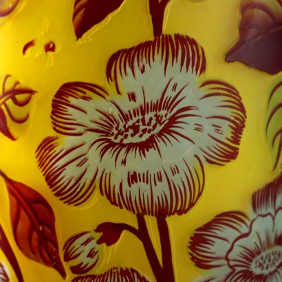 Vaso in Stile Gallé