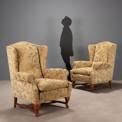 Coppia di Poltrone,Coppia di Poltrone Bergere