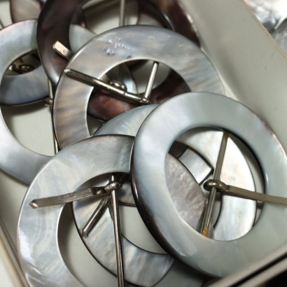 Vintage Mother-of-Pearl Buckles and Hooks