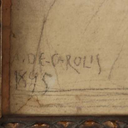 Disegno firmato De Carolis,Ritratto di bambino (Nino),Adolfo De Carolis,Adolfo De Carolis,Adolfo De Carolis,Adolfo De Carolis,Adolfo De Carolis