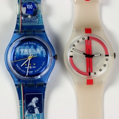 Gruppo di 5 orologi Swatch a Tema Ca