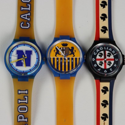 Gruppo di 5 orologi Swatch a Tema Ca