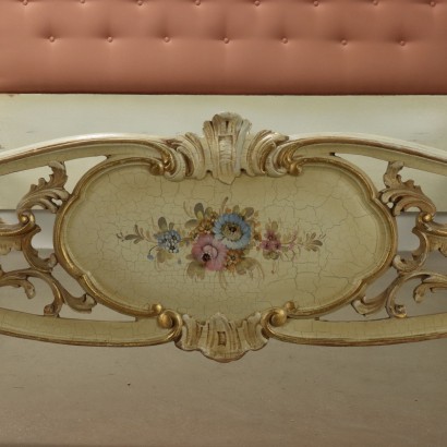 Letto Matrimoniale in Stile Rococò