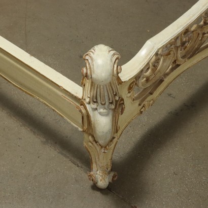 Letto Matrimoniale in Stile Rococò