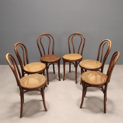 Thonet chairs, Group of Six Thonet Chairs