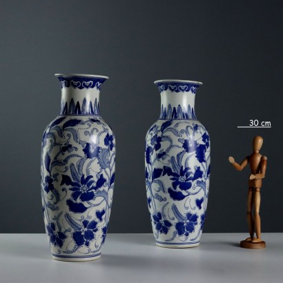 Pair of Porcelain Vases